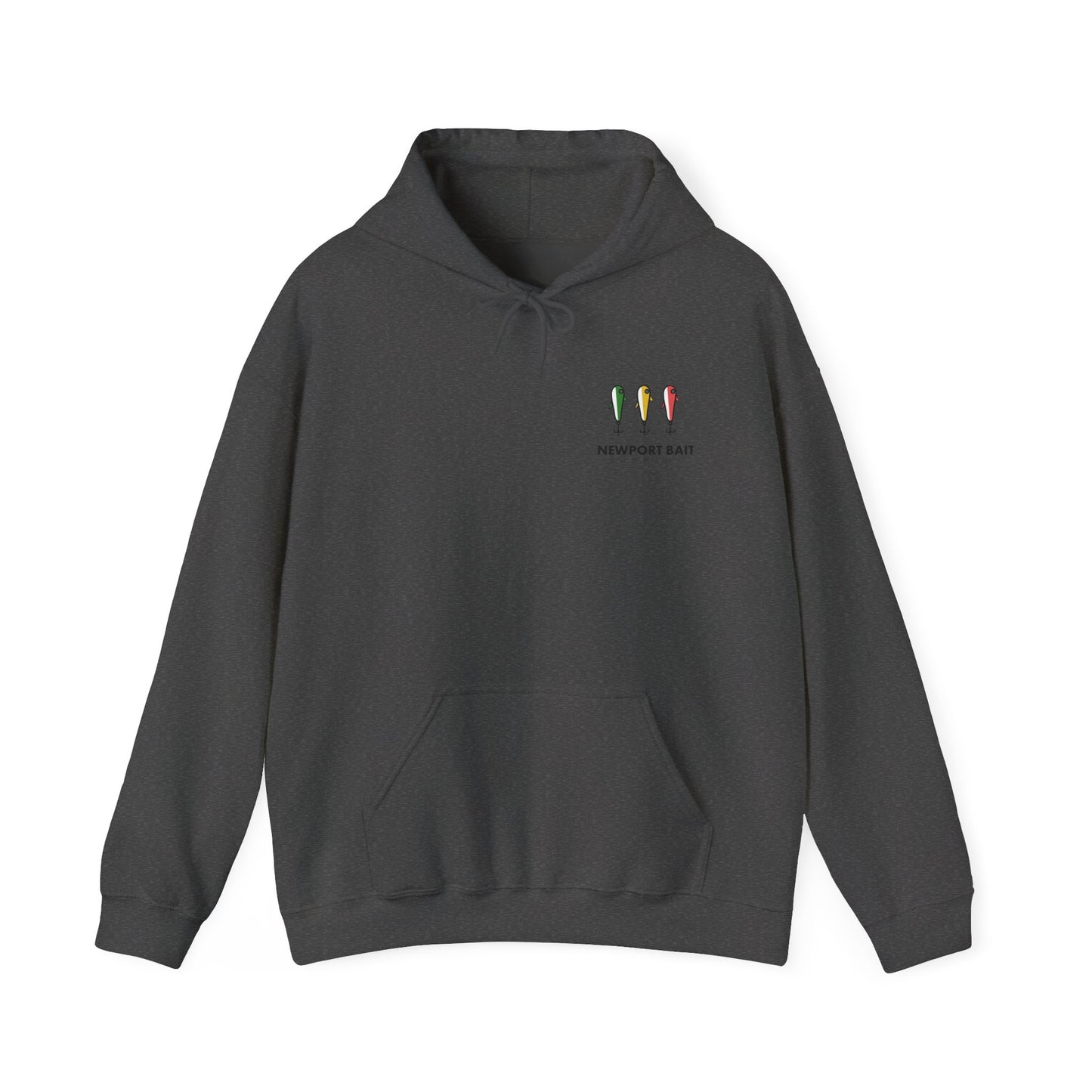 Newport Bait Company Aquidneck Island Treasure MapHooded Sweatshirt