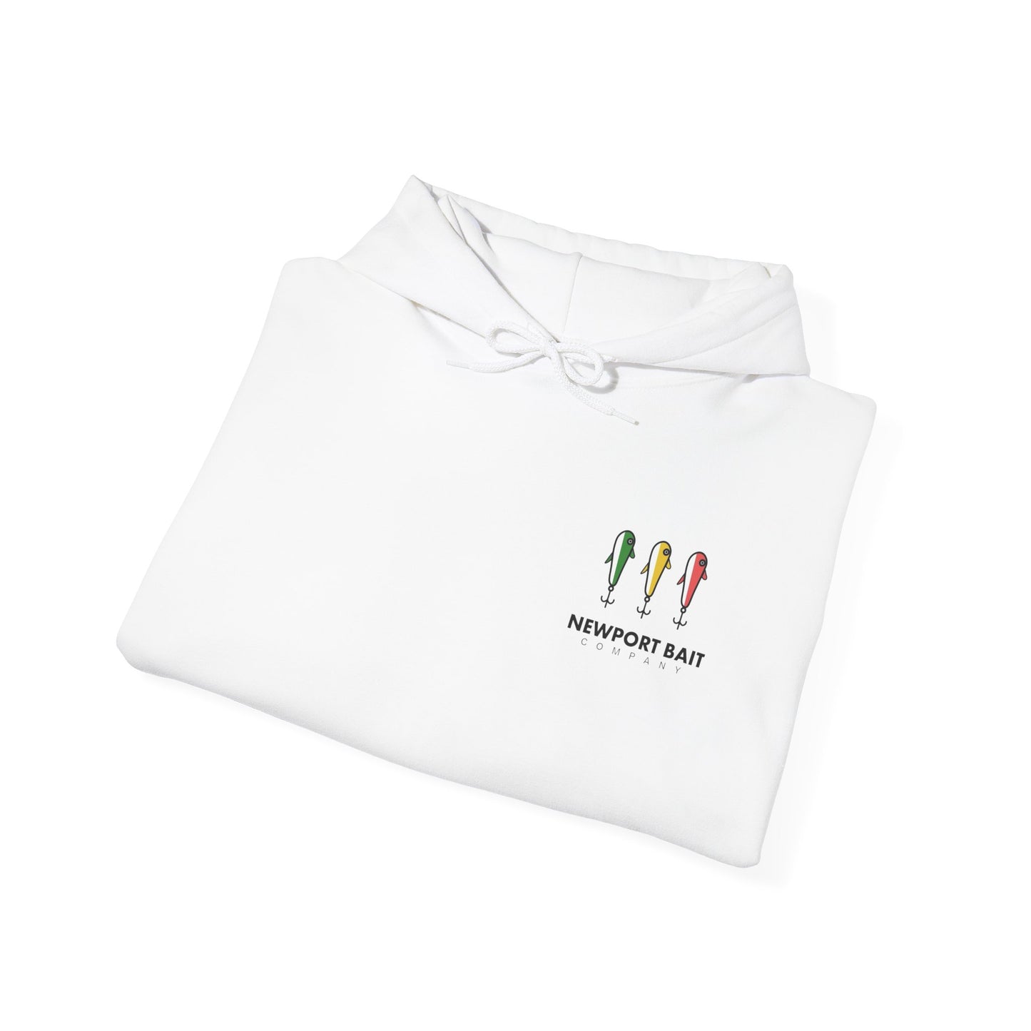 Newport Bait Company Aquidneck Island Treasure MapHooded Sweatshirt