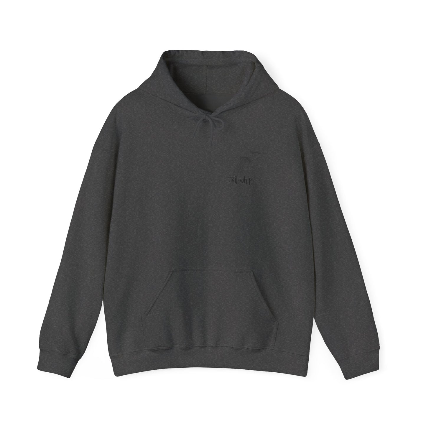 Tail-whip Striped bass 'striper' hooded sweatshirt