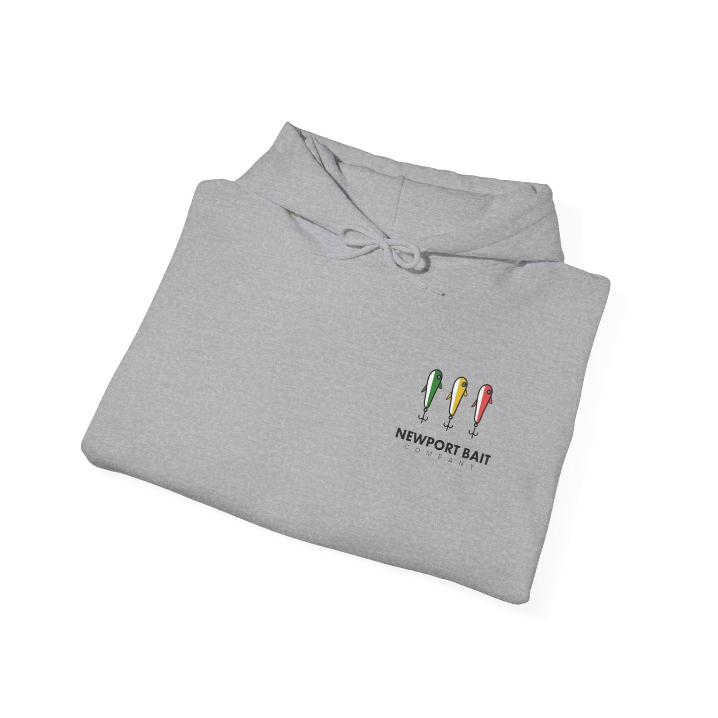 Newport Bait Company Aquidneck Island Treasure MapHooded Sweatshirt