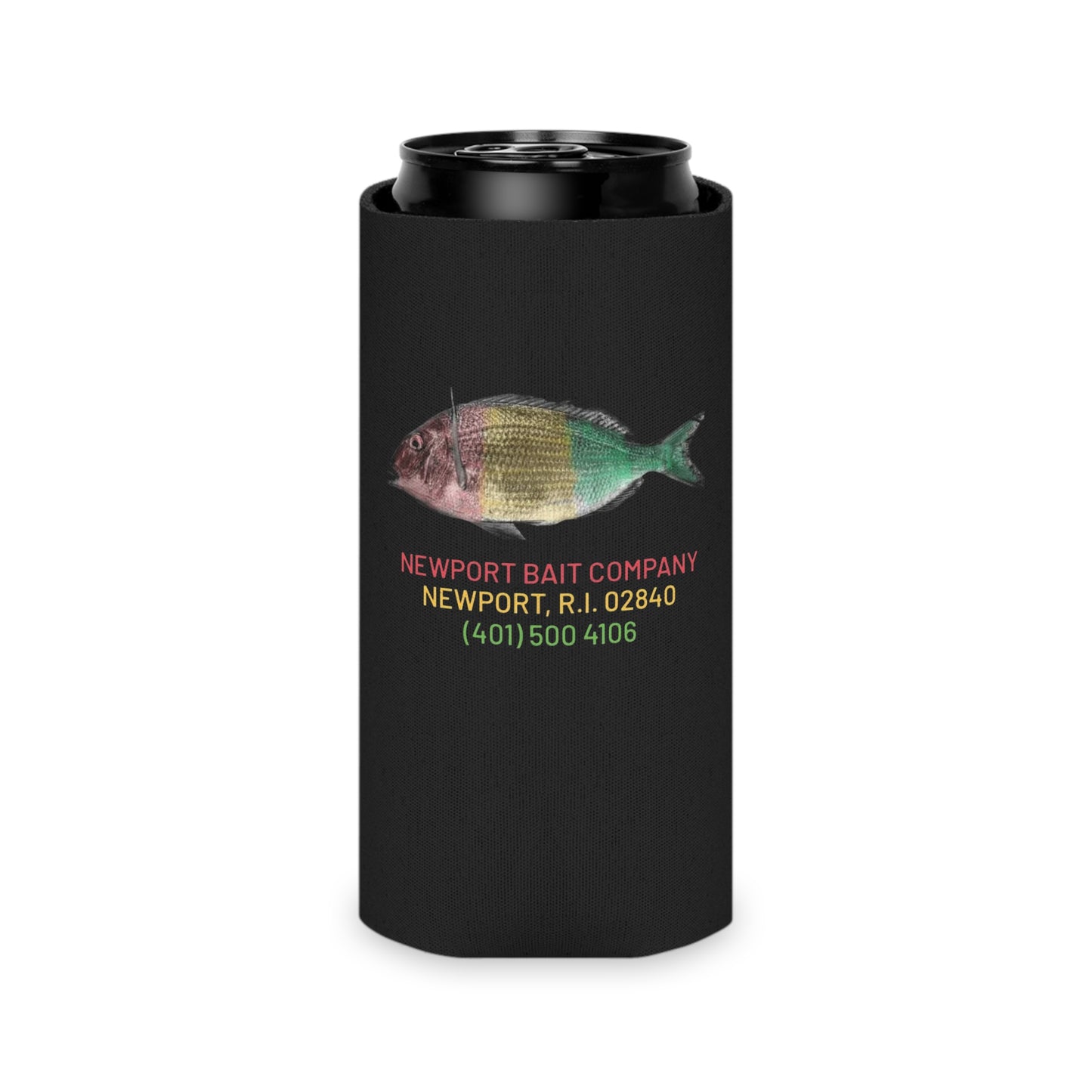 Newport Bait Company Can Cooler