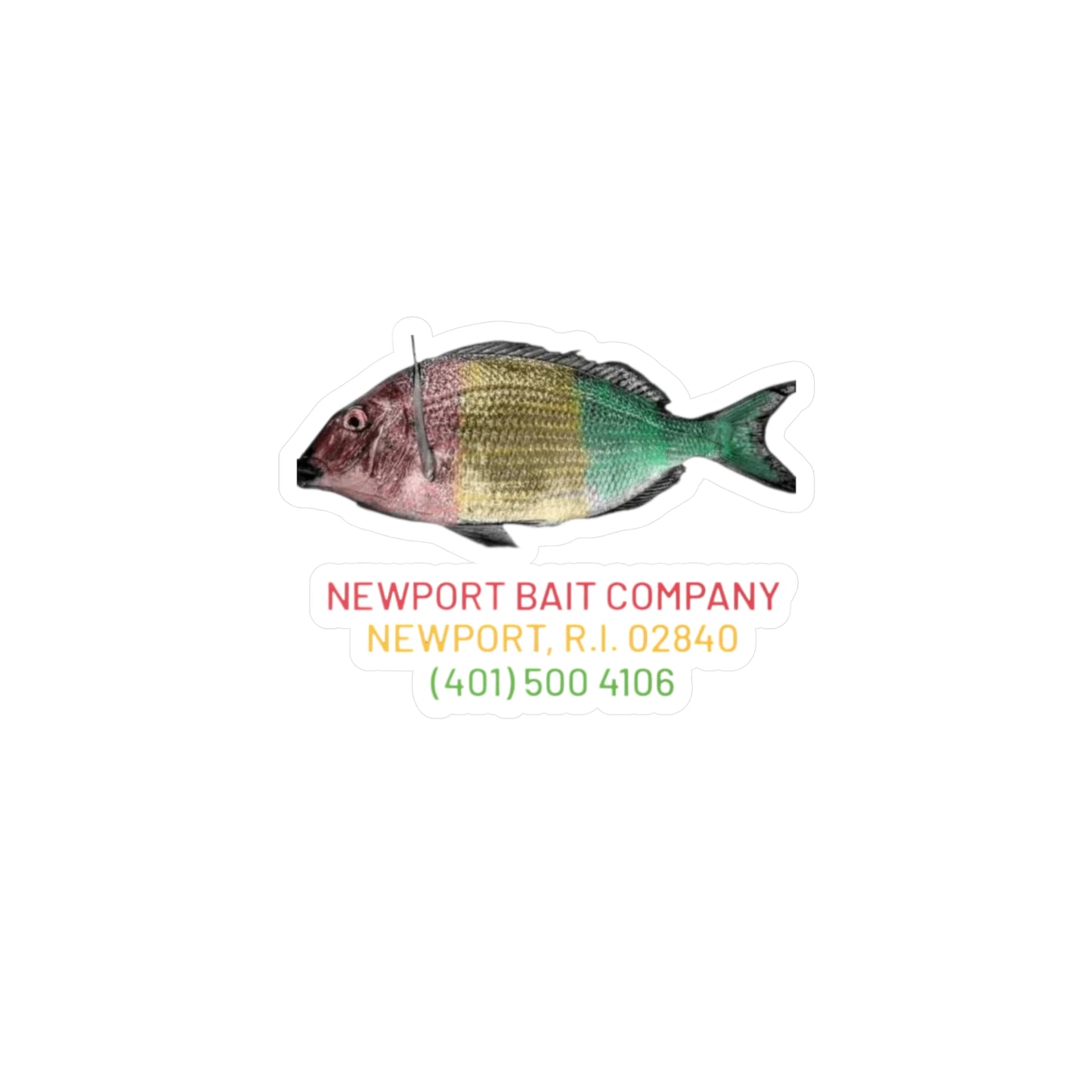 Newport Bait Company Rude Scup Kiss-Cut Vinyl Decals