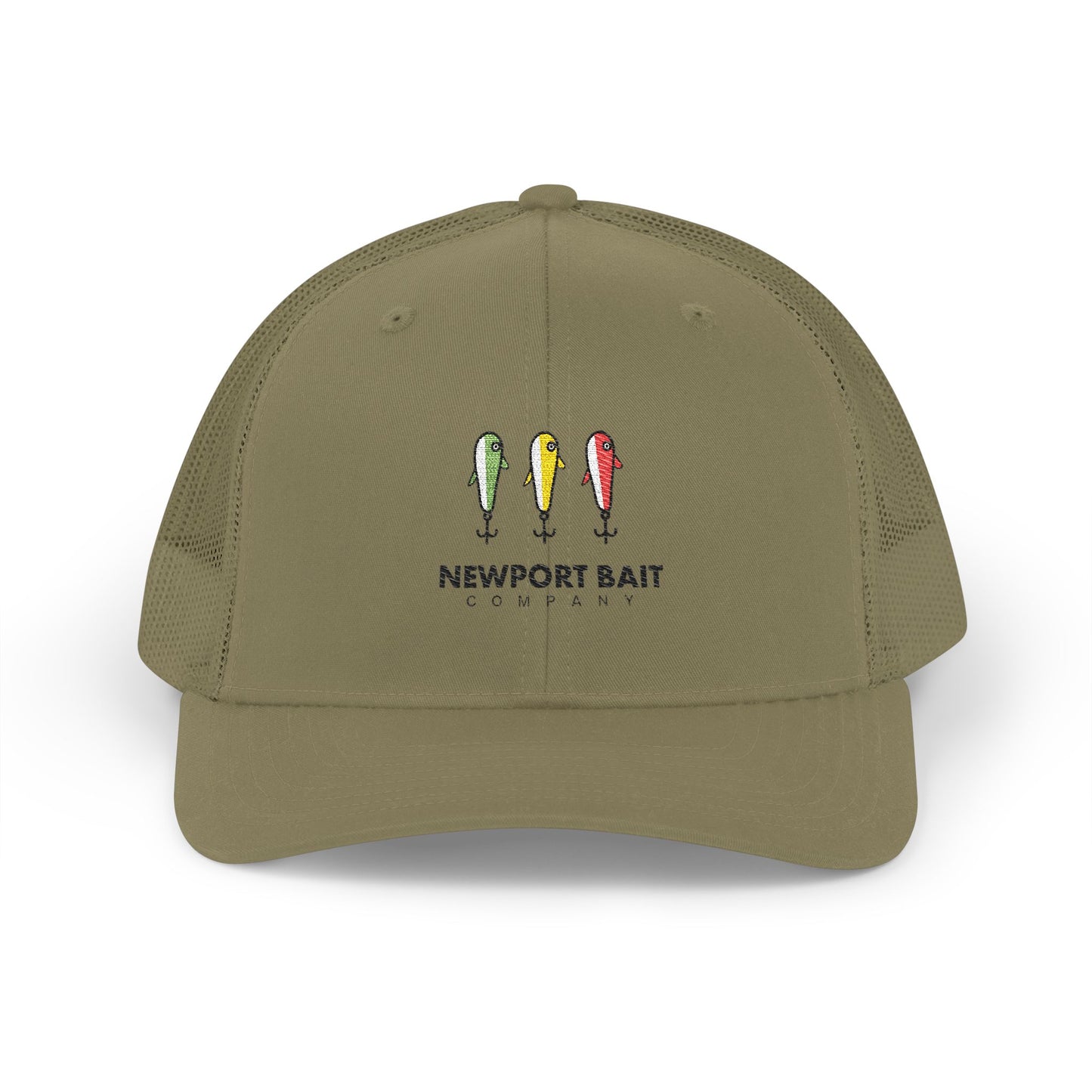 Newport Bait Company Snapback Trucker Cap (Embroidery)