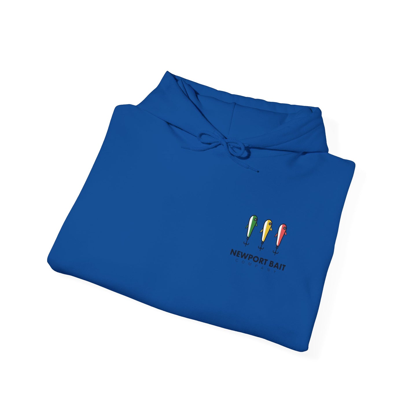 Newport Bait Company Aquidneck Island Treasure MapHooded Sweatshirt