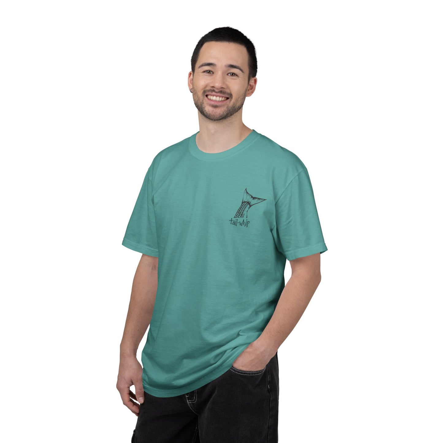 Tail-whip Striped Bass 'striper' T-shirt