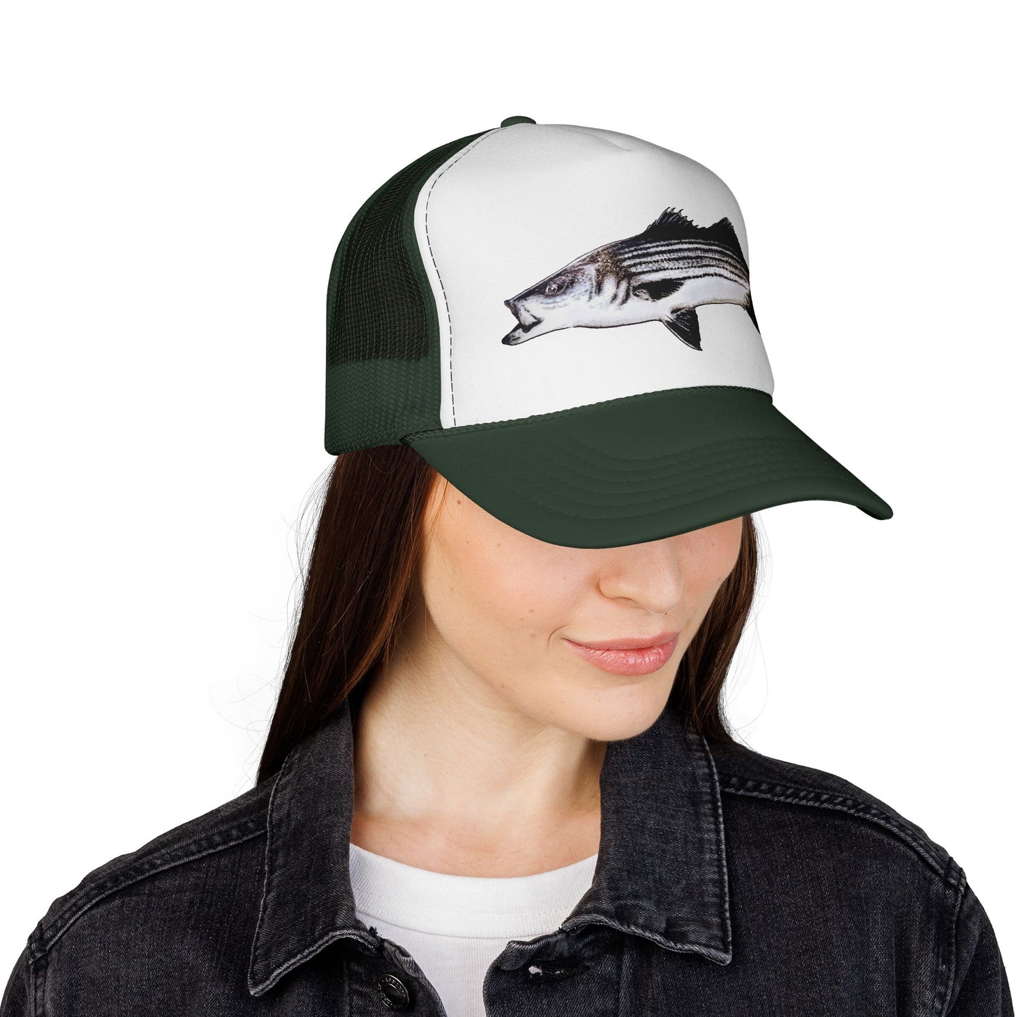 Tail-whip 'Stripah' trucker hat.