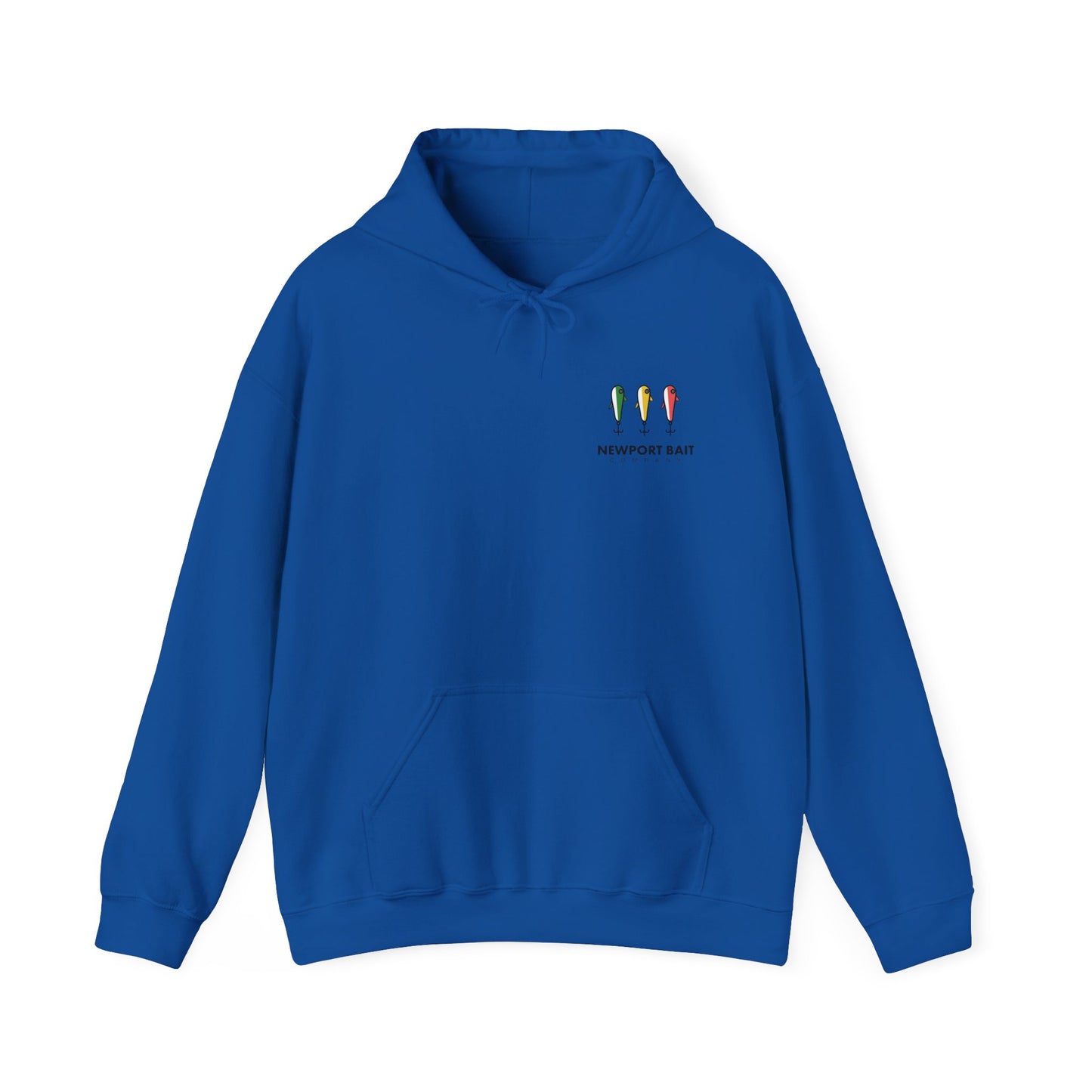 Newport Bait Company Aquidneck Island Treasure MapHooded Sweatshirt