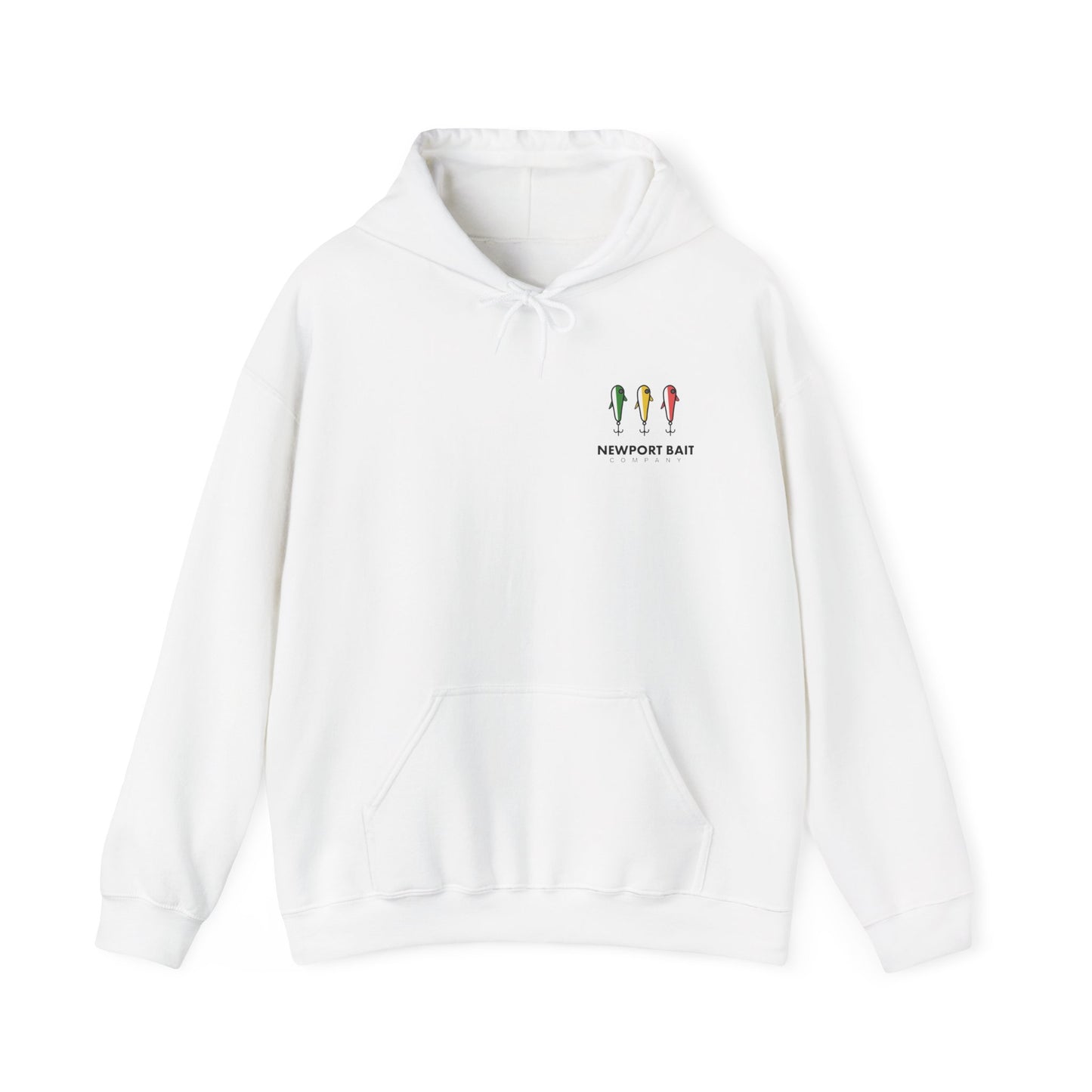 Newport Bait Company Aquidneck Island Treasure MapHooded Sweatshirt
